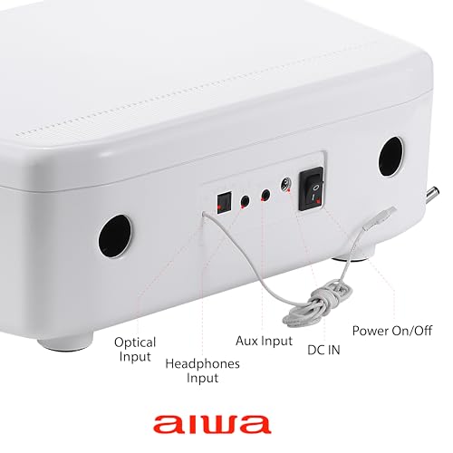 Image of Aiwa - Bluetooth Home Speaker System, 30W RMS, CD Player, FM Radio (Pack of 2)