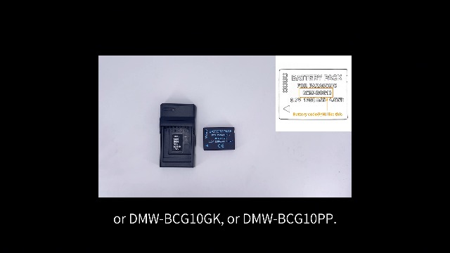 Amazon.com : Norifon DMW-BCG10 USB Charger for Panasonic Lumix DMC