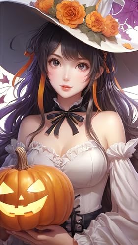 Diamant Painting Halloween 80x140cm pour décoration murale