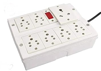 BAHUL Rishika Power Strip Surge Protected Extension (White)