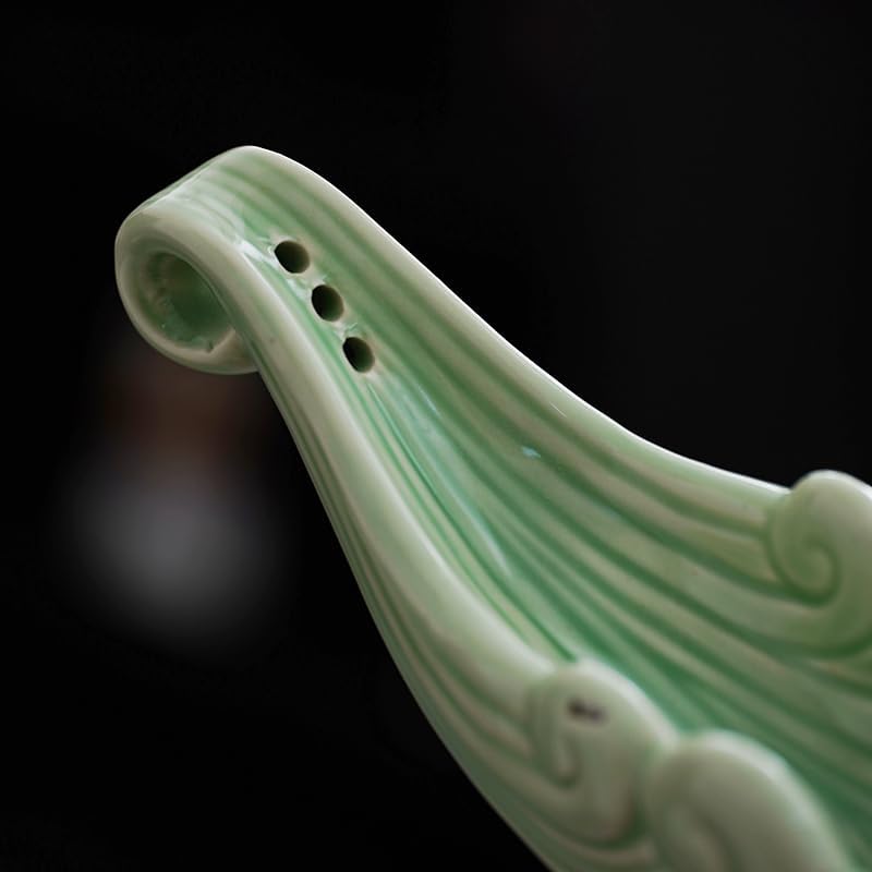 OGOODLE 香炉 セラミックホームインセンスホルダー 屋内茶道インセンスバーナー クリエイティブデスクトップデコレーション 滝