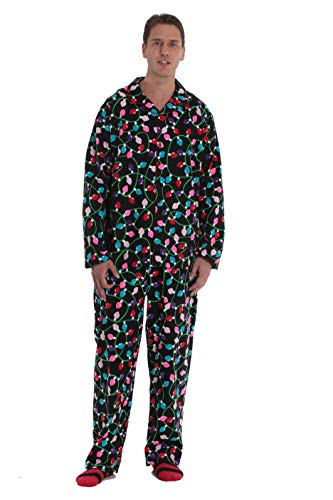 #followme Pijama de Natal combinando para família e casais, Luzes de Natal, XX-Large