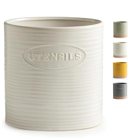 YHOSSEUN Ceramic Utensil Holder for Kitchen Cover