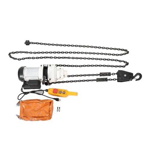 SOFEDY Electric Chain Hoist 2200 lbs/1 Ton Chain Electric Lift Hoist 110V 1300W Electric Hoist Winch with 3M Wired Remote Control for Garage, Shop, Hotel, Home