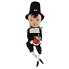  CF-Home-Thanksgiving-Adam-Pilgrim-Harvest-Folk-Art-Doll-Collectible-Joe-Spencer-Gathered-Traditions-Home-Decor-Figures-Figurines-Black