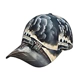 Taille réglable : profitez d'un ajustement exceptionnel avec nos chapeaux polyvalents réglables pour papa. Le design snapback garantit une taille unique pour plus de commodité et de confort. Nuages de train à vapeur