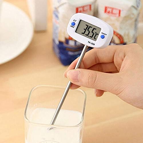 review NicKimi BBQ Meat Thermometer Oven Milk Water Oil Cooking Kitchen Thermometer Electronic Probe Rotatable Digital Food Thermometer