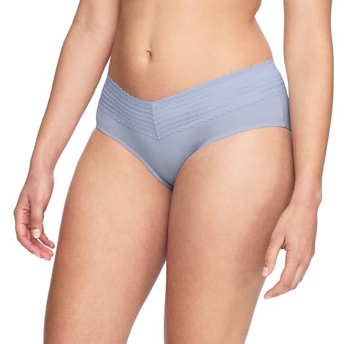 Image of Warner's womens No Pinching No Problems Dig-free Comfort Waist With Lace Microfiber Hipster 5609j