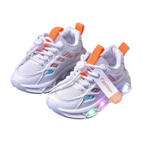IWIHMIV Toddler Tennis Shoes Casual Boys Breathable Non Slip Sneakers Luminous Light Sneakers for Girls Sport Running Shoes2