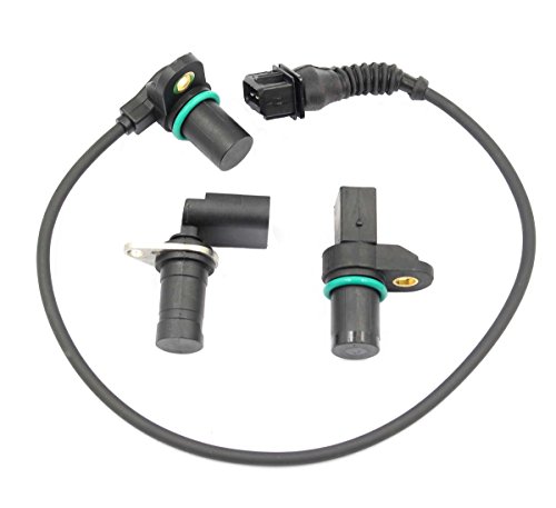 AUTOKAY Intake Exhaust Cam Camshaft Crankshaft Position Sensor set with O-R for BMW