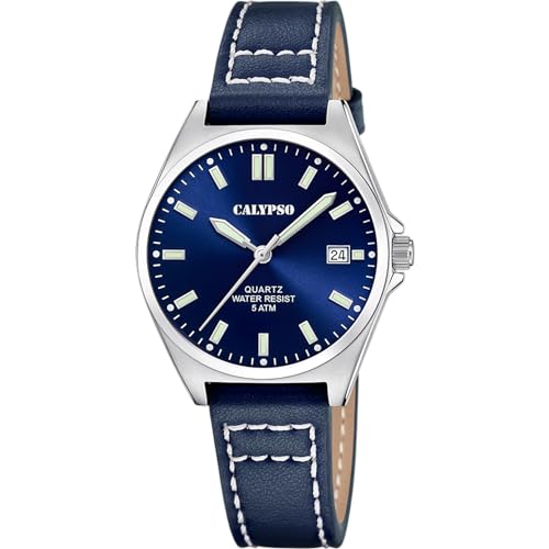 Montre Cuir Bleu Calypso K5869/3 pour Sublimer Vos Tenues de Bureau