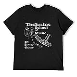 Casual Match AO DA XIONG Technics Logo T Shirt Funny Birthday Cotton Tee Vintage Gift for Men Black XXL