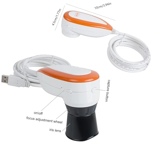 Cámara de iridología portátil y detector de iris de 5.0 MP para centros de salud 7