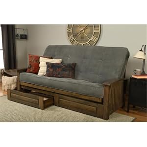 Kodiakfurniturewashingtonqueensizefutonframewithstoragedrawerswoodfutonframewithmattressincludedinthundergraycolor Urban Country Home Decor Kodiak furniture washington queen size futon frame with storage drawers wood futon frame with mattress included in thunder gray color urban country home decor