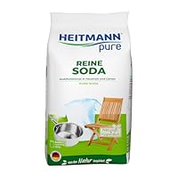 HEITMANN pure Reine Soda | Natürliches Reinigungspulver für Haushalt, Wäsche & Garten | Vielseitiges Hausmittel gegen Fett, Schmutz, Flecken & Gerüche | 500 g