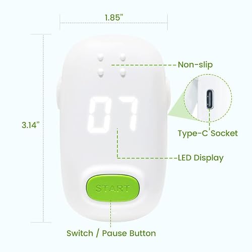 Nail Fungus Cleaning Device Home Treatment For Toenail Fungus & Onychomycosis 905Nm Infrared Light+ 470Nm Blue Light #TOP4