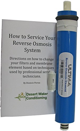 Desert Water Conditioning Reverse Osmosis Membrane 24 GPD, Replacement for Ultima 5, 6, 7, 7000 Systems, Reduces TDS Up to 95%
