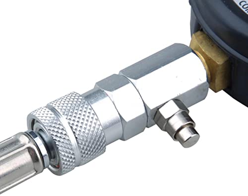 Pmd Products Compression Gauge Test Set For Engine Cylinders Diagnostic Tester With 10Mm 12Mm 14Mm 18Mm Spark Plug Adapters #TOP4