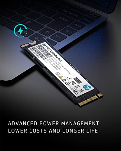 Image of HP FX900 Pro 2TB M.2 NVMe SSD 2280 Gen4 x4, Up to 7400 MB /s, 3D NAND Flash, DRAM Cache, High-Performance Storage Solution for Gaming and Professional Use - 4A3U1AA#ABB