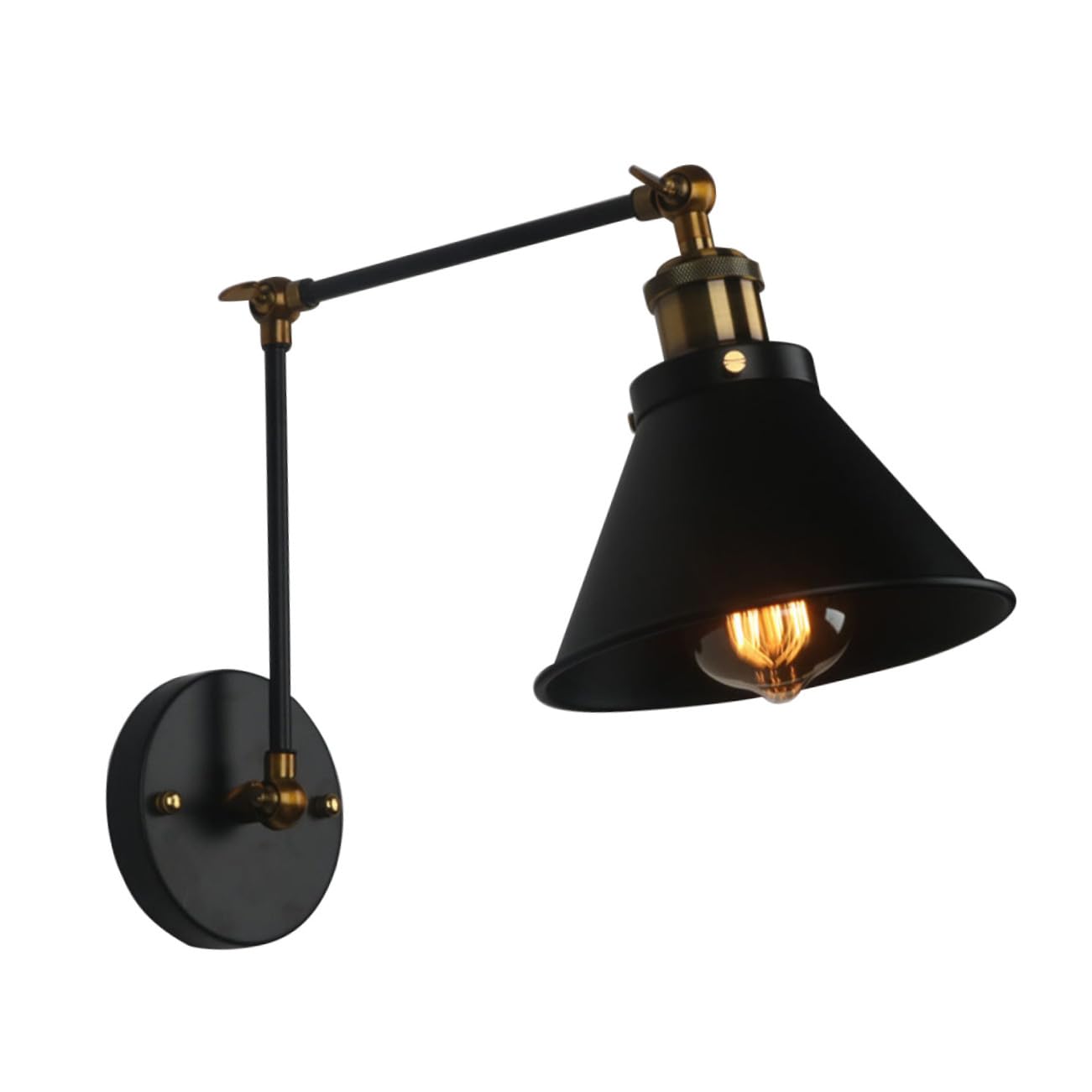 Lámpara de pared E27 ajustable para eliminar sombras al leer 8