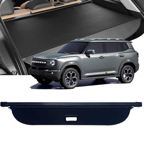 Trunk Cargo Cover for Jetour T1 2023-2026,Retractable Trunk Cover Anti-Peeping Privacy Security Screen Luggage Shield Shade Waterproof All Weather,Leather
