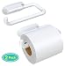 Produktbild Cocoda Toilettenpapierhalter ohne Bohren, Selbstklebender Klopapierrollenhalter mit Anti-Fall Widerhaken, Durabler PC-Kunststoff Stilvoller Klorollenhalter für Toilette, Küche und Badzimmer, 2 Stück