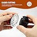 GARLIFUR Reusable Coffee Capsule Refill Kit for Nespresso Vertuo Pods with 52 Pcs Aluminum Foil Seals Lids, Refillable Coffee Pod Tool (Foil Cutter, Foil Sealer, Filling funnel, and Tamper)