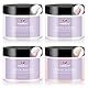 TOROKOM Acryl Pulver, Große 4 Stück 480g Kapazität Professionelle Acryl Nagel Pulver für Nagelverlängerung, Nagelschnitzen, langlebig, keine Nagellampe erforderlich