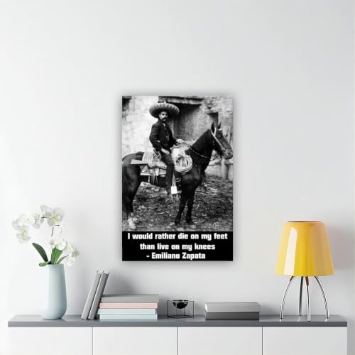Impression sur toile Emiliano Zapata pour afficher vos valeurs fièrement