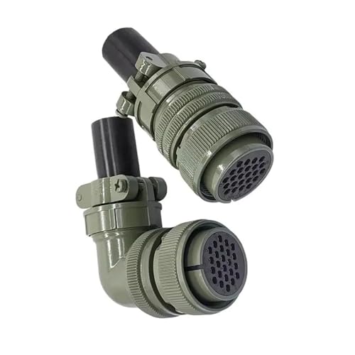 Enchufe circular militar MS3106 tipo 24-28S compatible con base de panel MS3102 y MS3108 5