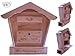 Produktbild Holz Briefkasten HBK-SD Spitzdach, aus Holz Massivholz XXL viele Farben natur braun dunkel dunkelbraun hellbraun blau mittelblau türkis seegrün meeresblau moosgrün grasgrün lindgrün rot rosa pink geflammt gebrannt schwarz anthrazit hellgrau weiß gelb zitronengelb hell