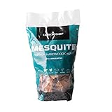 Camp Chef Premium Hardwood Chunks - Wood Chunks for Smoking & Outdoor Grilling - Compatible with Pellet Grills, Smokers & Barbecues - Made in The USA - Mesquite, 432 cu in