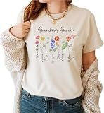Personalized Grandma shirt, grandma's garden, gifts for grandma, for grandma Mimi