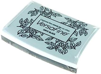Tsukineko VF000082 Full-Size VersaFine Instant Dry Pigment Ink, Onyx Black
