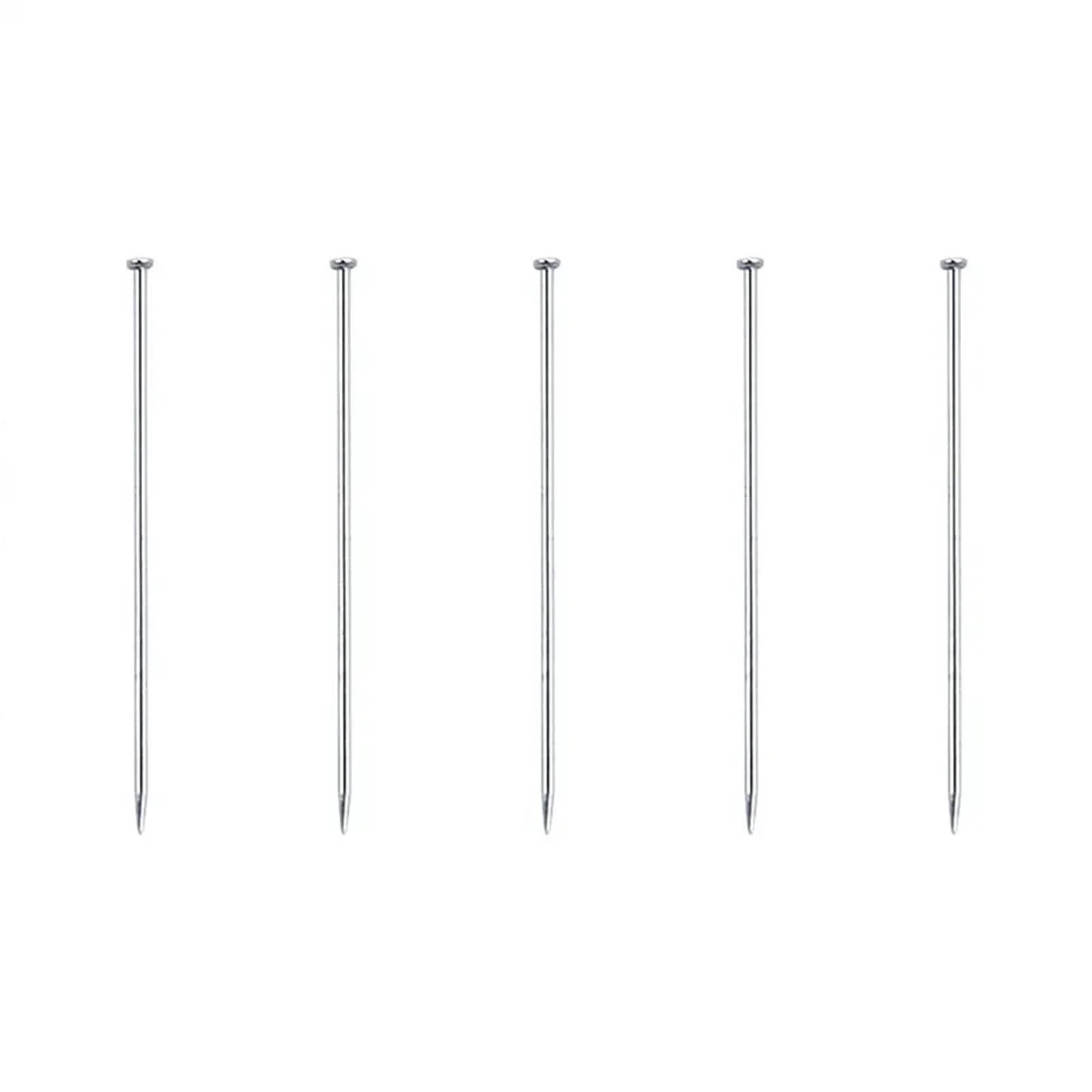 Nähnadeln, 10 Box, 35 mm, Edelstahl, gerade Nähnadeln, Nähwerkzeug