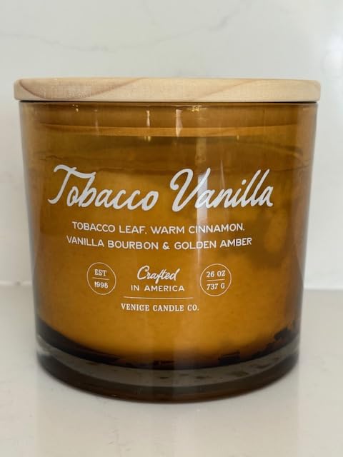 Venice Candle Co. Tobacco Vanilla Scented Candle, 26...