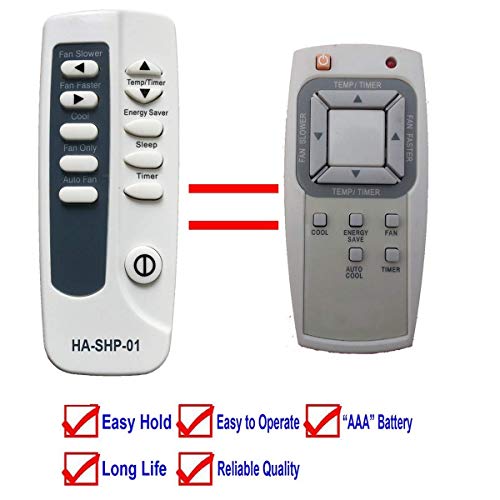 Télécommande de rechange Sharp AF-S120PX pour fraîcheur de chambre idéale - 4