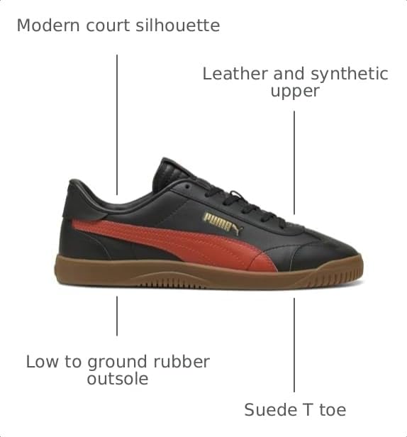 Image of PUMA Mens Club 5V5 Lace Up Sneakers Shoes Casual