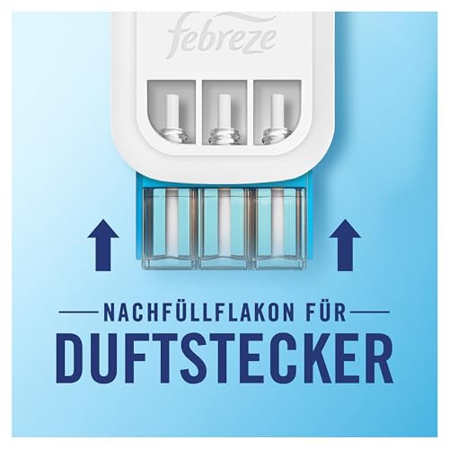 Febreze 3Volution Duftstecker 4x Nachfüllflakons Lilienbrise, 3 Abwechselnde Düfte Zum Bekämpfen Von Gerüchen 4