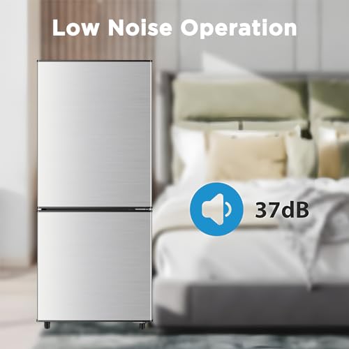 Saeoola LU-HLBCD113 Mini Fridge With Freezer On Bottom, 4.0 Cu.Ft, 2 Doors Compact Small Refrigerator thumb #5