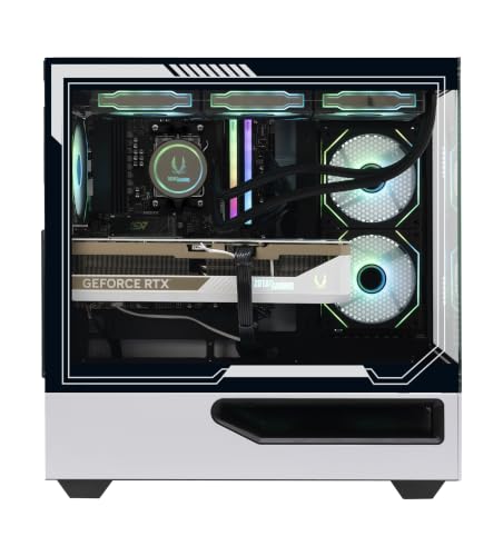 Image of ZOTAC MEK Gaming PC Desktop, NVIDIA GeForce RTX 5090 32GB GDDR7, AMD Ryzen 7 9800X3D Up to 5.2GHz, 32GB DDR5, 2TB NVMe SSD, 1200W 80+ Gold PSU, WiFi 6E, Bluetooth 5.3, Windows 11 Pro, White