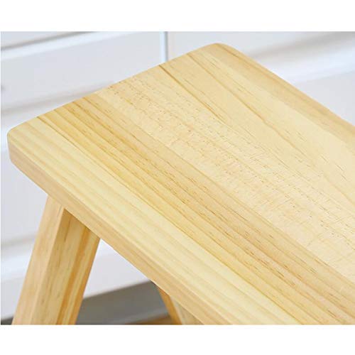 Taburete alto plegable de doble uso con estructura estable de silla multifunción 4