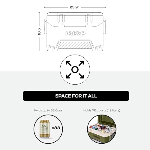 Image of Igloo BMX Cooler | Insulated Hard Shell Ice Chest