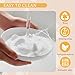 Antischlingnapf Katze, Cat Bowl 2 Stück Anti Schling Napf Katze aus Melamin, Slow Feeder, rutschfest Durable and Shatterproof für Katzen und kleine Hunde