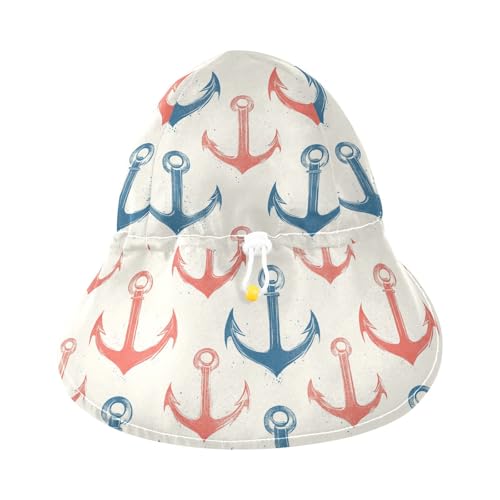 Vintage Blue Ocean Infant Sun Hat Boys Bucket Hats Toddler Girl UPF 50+ Protection Wide Brim Travel Essentials3