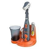 Brusheez Kids’ Electric Toothbrush Set - Safe & Effective for Ages 3+ - Parent Tested & Approved with Gentle Bristles, 2 Brush Heads, Rinse...