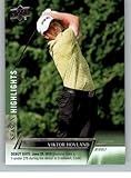 2024 Upper Deck Golf #65 Viktor Hovland RC Rookie Official Trading Card