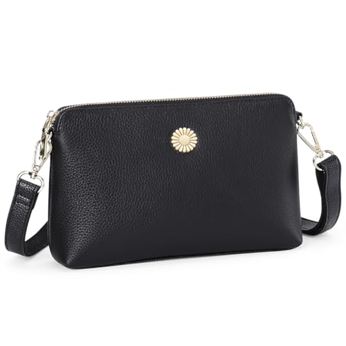 Image of SENDEFN Small Crossbody Phone Purses for Women Vegan Leather Crossbody Bags Shoulder Handbags