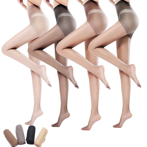 4PCS Super Flexible Magical Pantyhose, Glammere - Pearlescent Universal Stretch Anti-Scratch Pantyhose