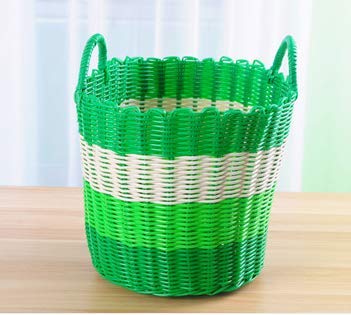 Panier de rangement en rotin haut de gamme salle de bain GGGGG XL lot de 2